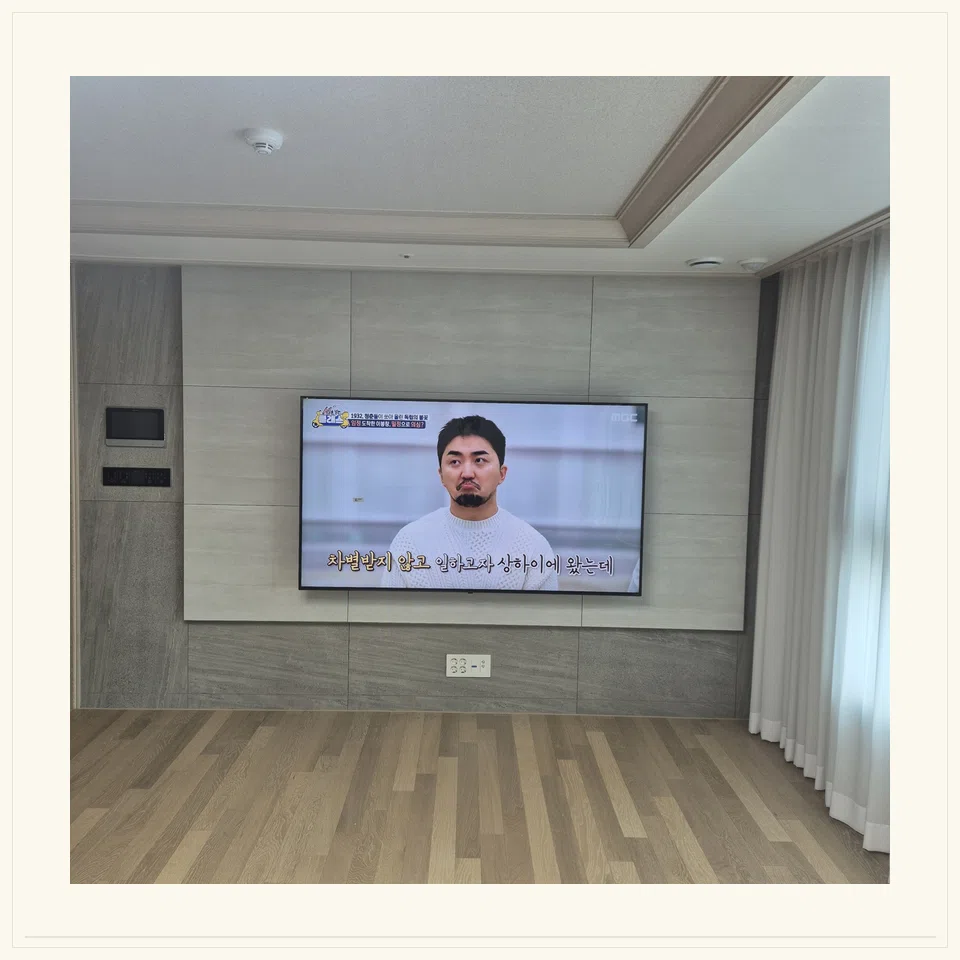 계양구 벽걸이TV 설치 형태 참고 사진 1